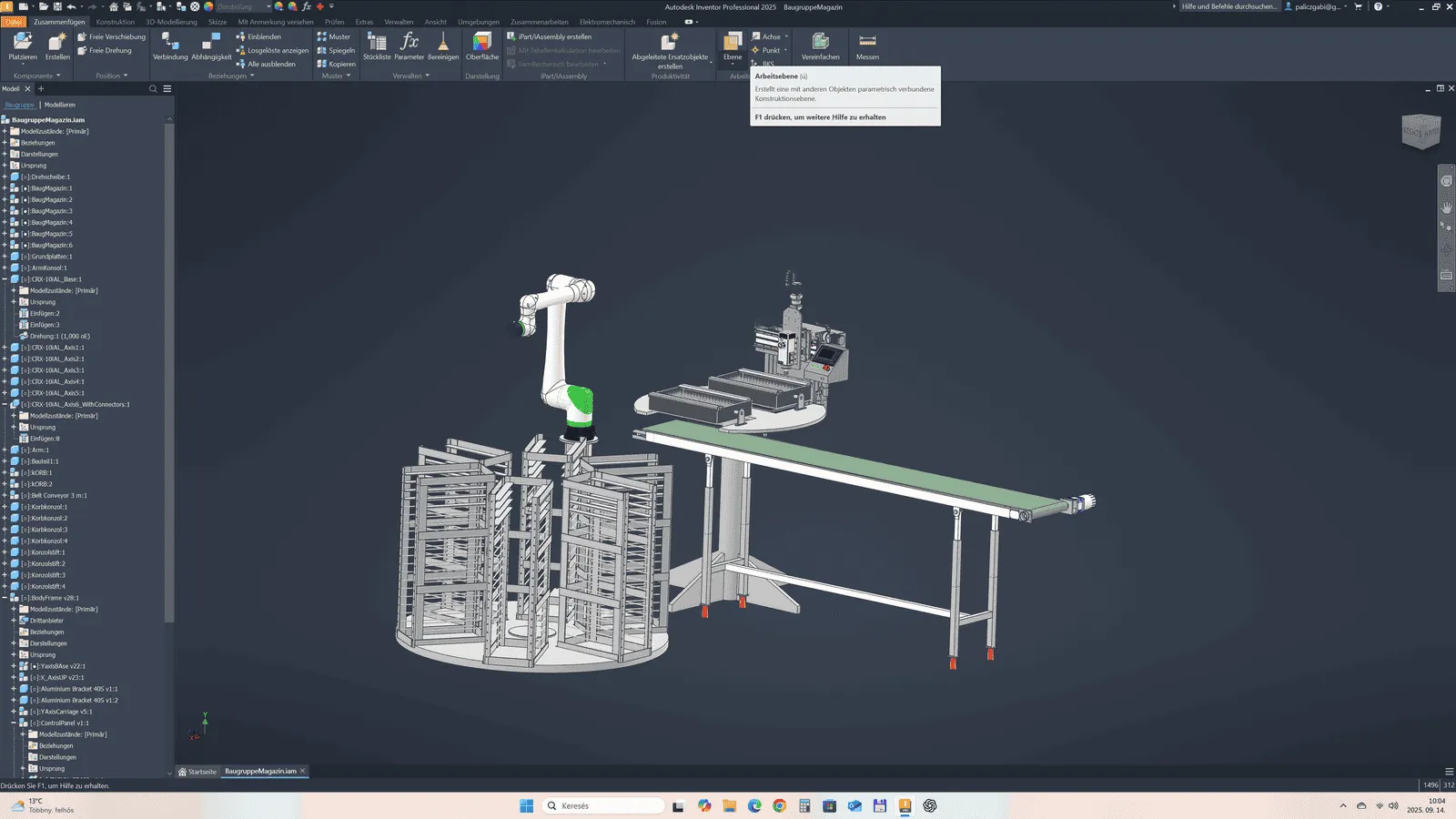 Projektbeitrag – Automatisierung mit Roboterarm und Drehtisch für Laserbearbeitung